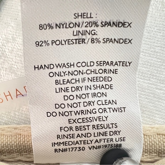 SHADE & SHORE Swimsuit Lace-Up Hight Waist 2 Piece Bikini Sage Green Size M/36C - Picture 16 of 16